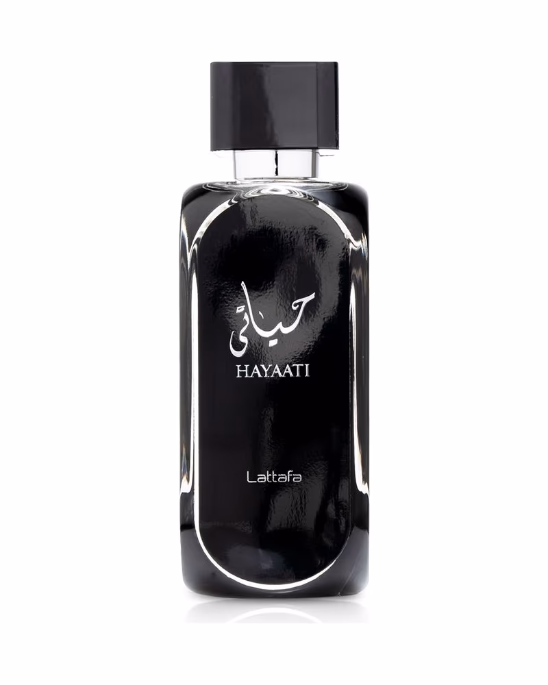 Lattafa Hayati Black, frasco de 100 ml