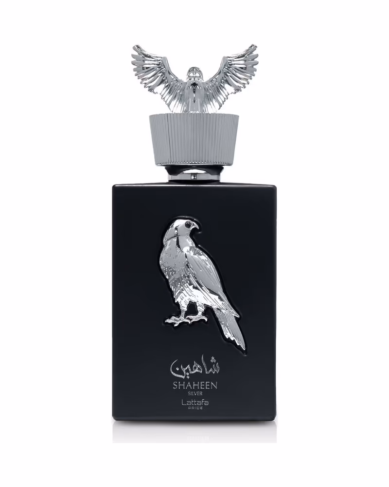 Lattafa Shaheen Silver, frasco de 100 ml